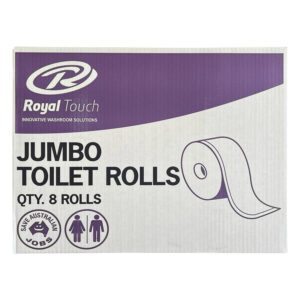 Carton Of Jumbo Toilet Rolls